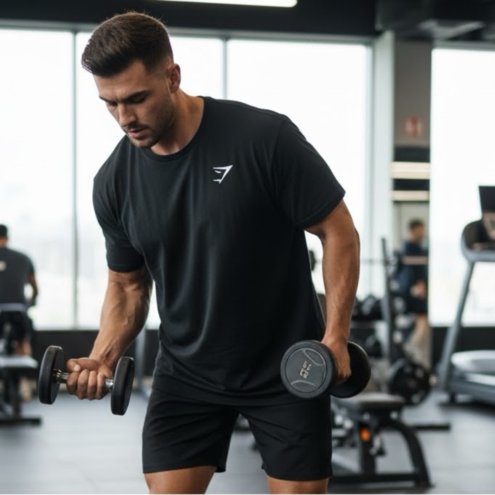 Gymshark Black Short Sleeve Tee